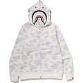 CITY CAMO SHARK REGULAR FIT FULL ZIP HOODIE MENS White