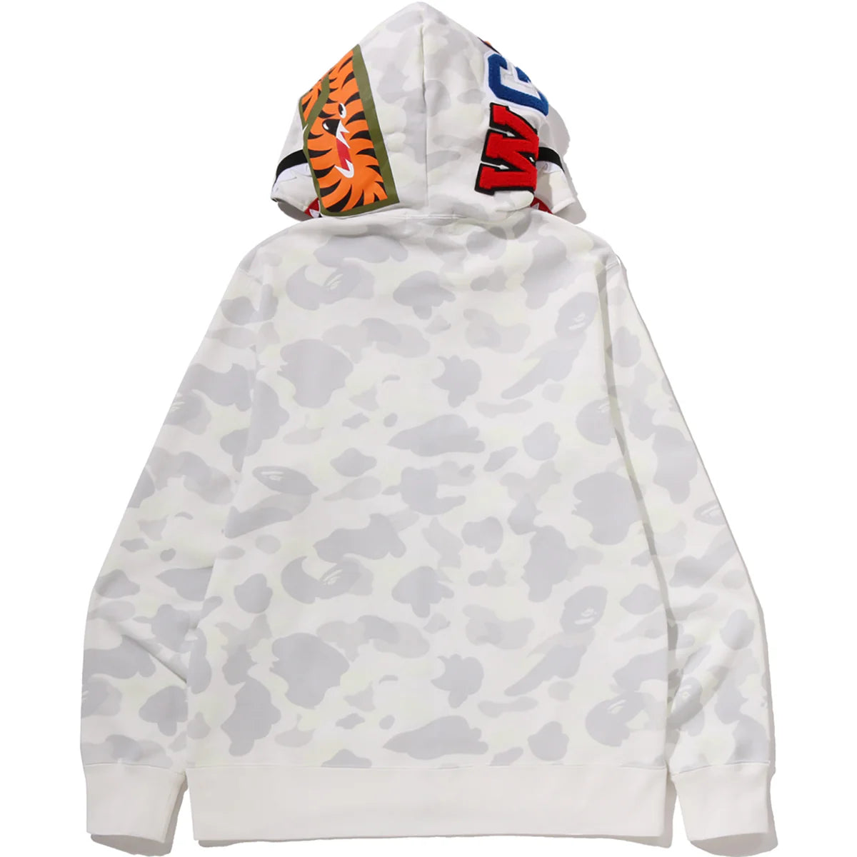 CITY CAMO SHARK REGULAR FIT FULL ZIP HOODIE MENS White