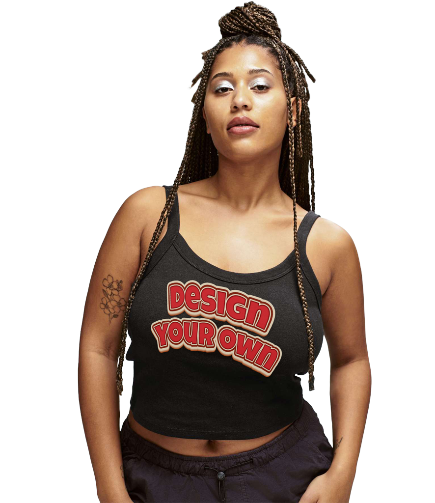 Women's spaghetti strap baby tank top Custom