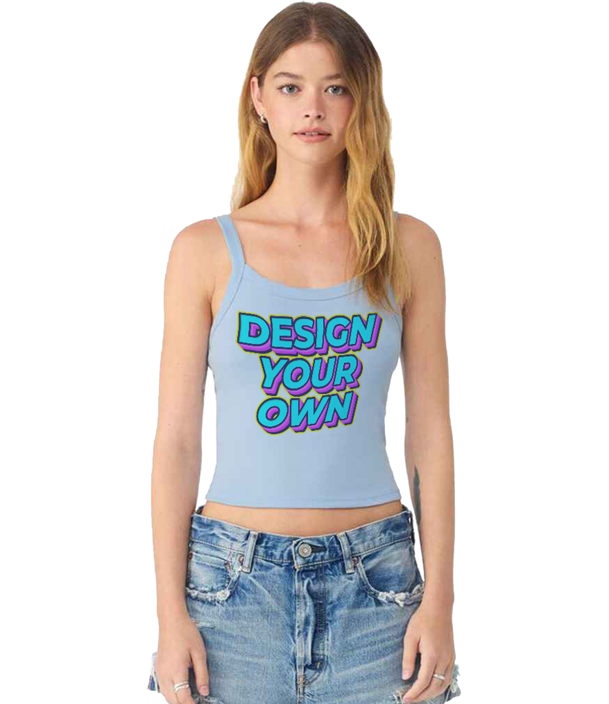 Women's spaghetti strap baby tank top Custom