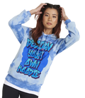 Vintage colour splash hoodie