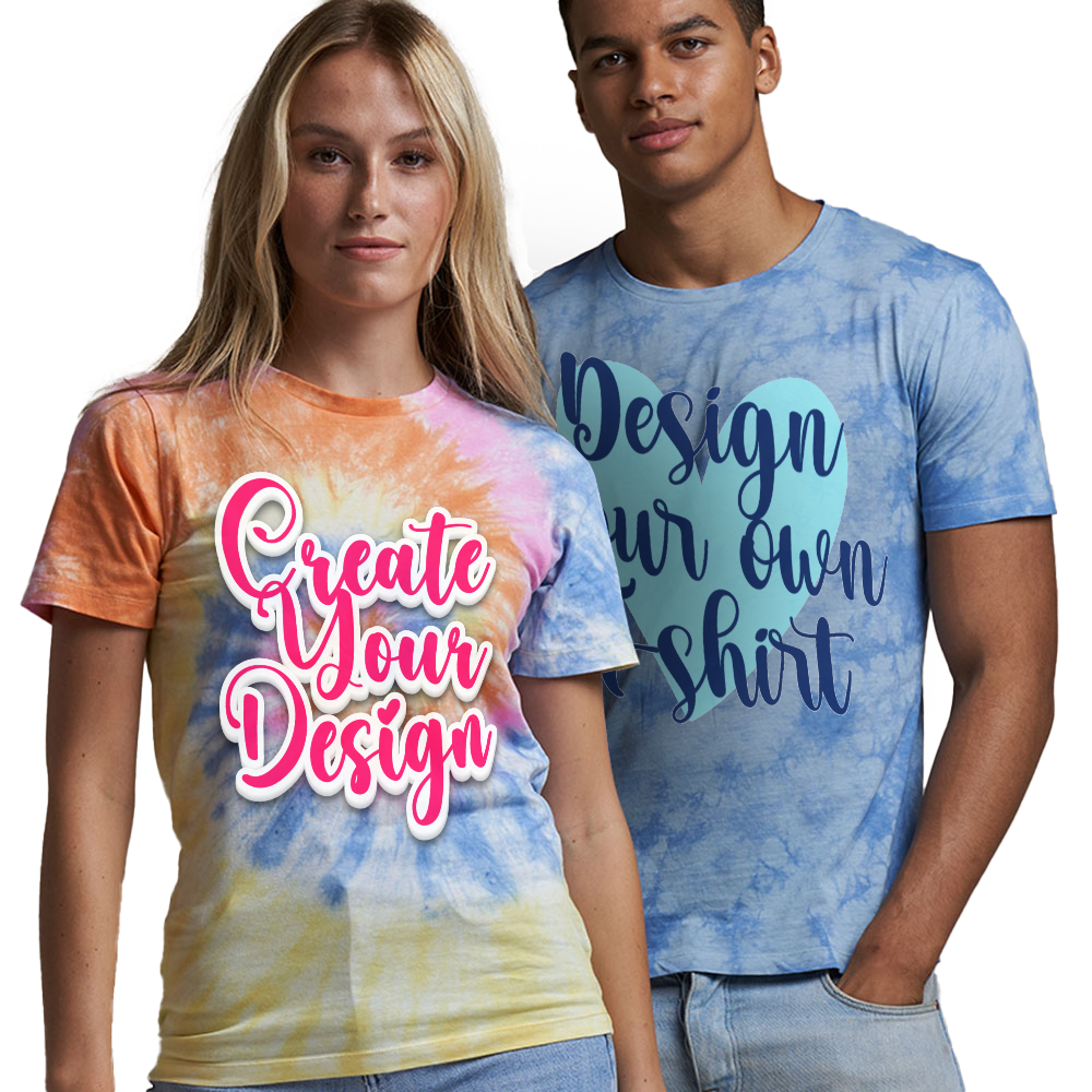 Vintage colour splash t-shirt
