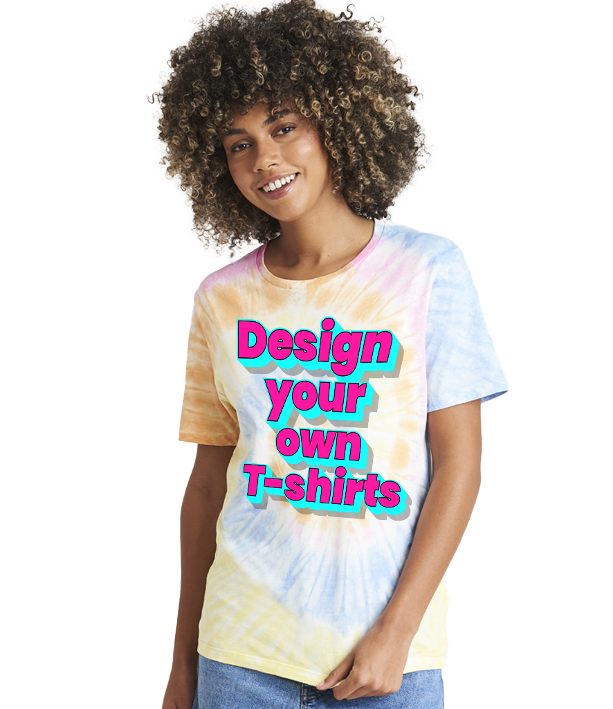 Vintage colour splash t-shirt