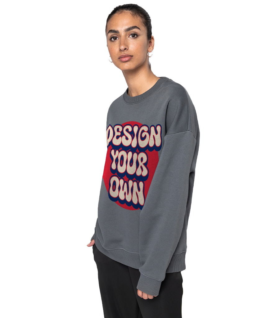 Unisex oversized organic sweatshirt
