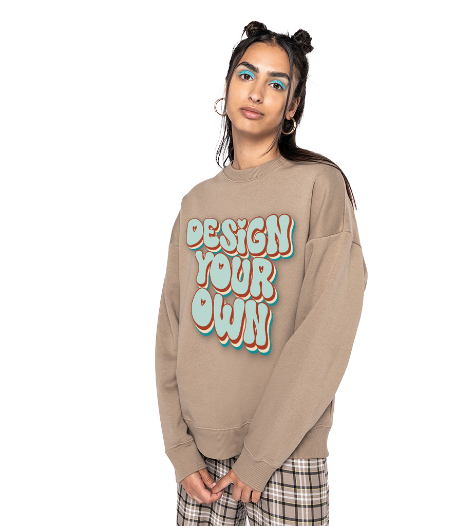 Unisex oversized organic sweatshirt