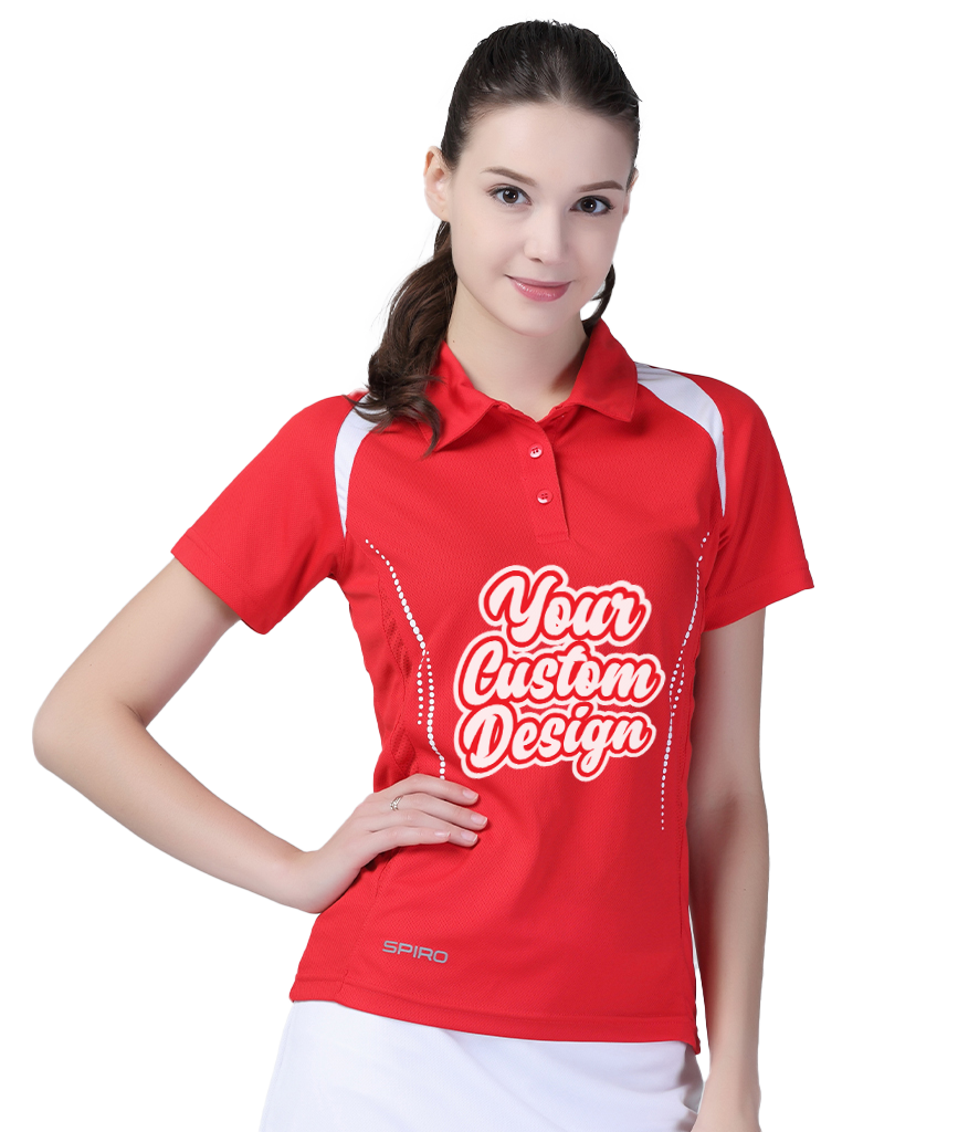 Women's sports polo shirt